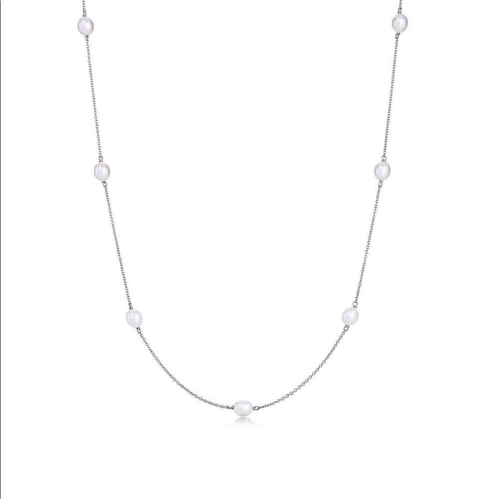 Authentic Tiffany Elsa Peretti Pearl Necklace
